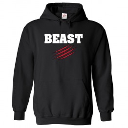 Beast With Scratch Marks Classic Unisex Kids and Adults Pullover Hoodie						 									 									
